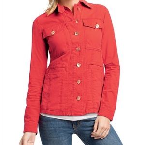 NWT Cabi Taylor Ruffle Coral Jacket Style 727
